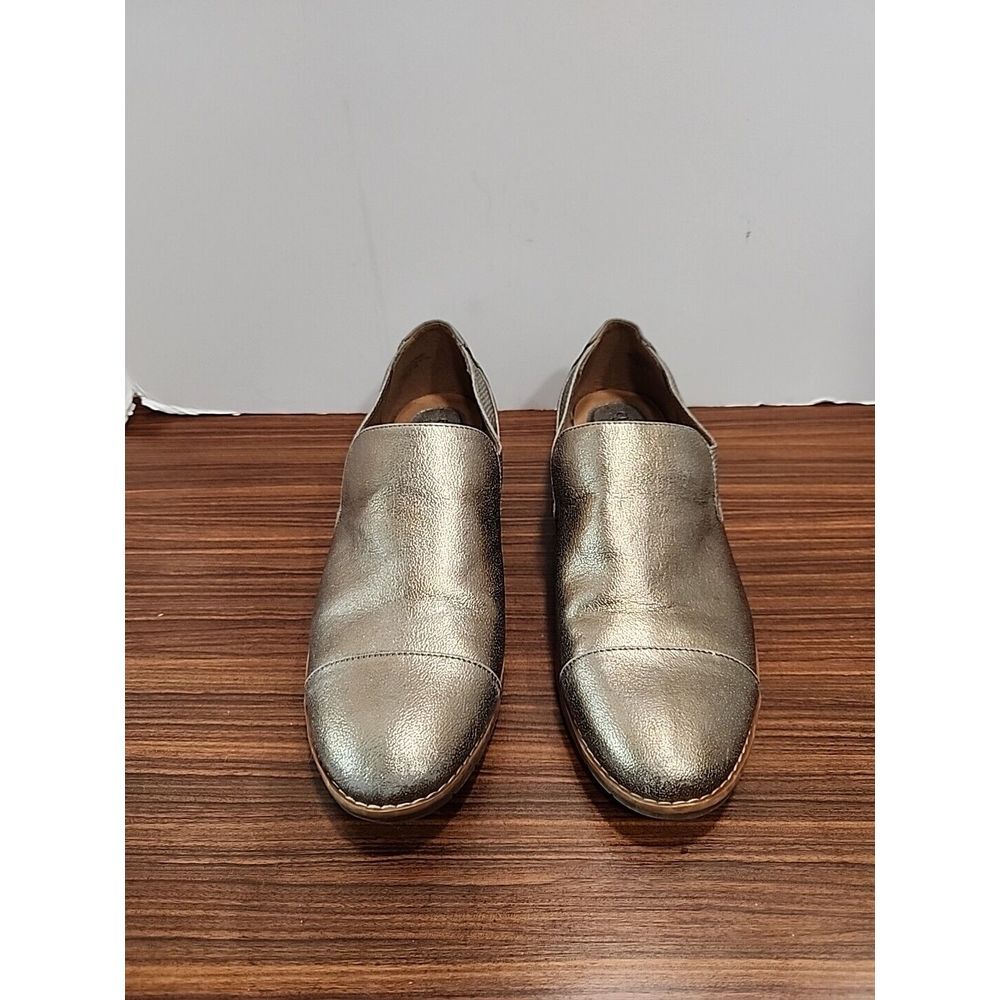 Eurosoft Women's‎ US 11  Waverly Champagne Gold Leather Slip On Shoes